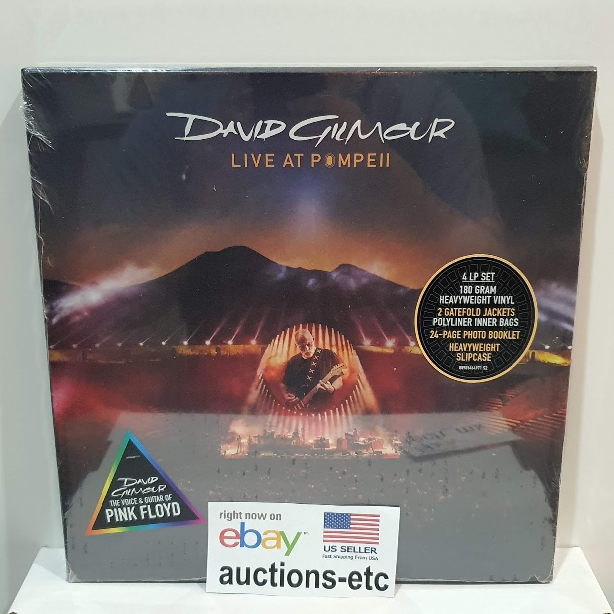 David Gilmour Live At Pompeii Vinyl 4LP Box Set UK Import 180g NEW FREE